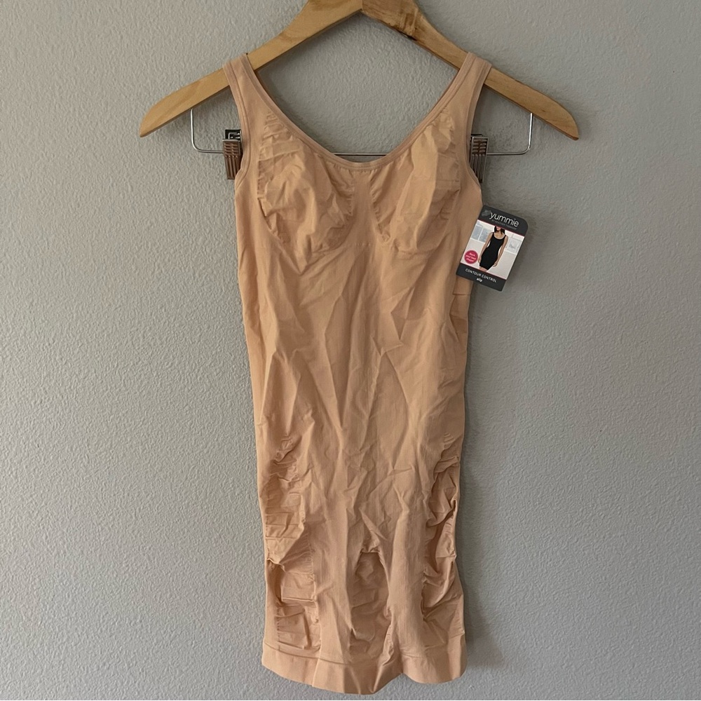 Yummie By Heather Thomson Angelica Contour Control Slip Size S Nude